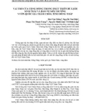 Vai trò của cộng đồng trong phát triển du lịch sinh thái và bảo vệ môi trường vườn quốc gia Tràm Chim, tỉnh Đồng Tháp