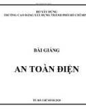 Bài giảng An toàn điện: Chương 1 Tác dụng của dòng điện vào cơ thể người