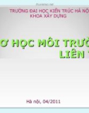 Bài giảng Cơ học môi trường liên tục: Chương 1 - ĐH Kiến trúc Hà Nội