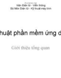 Bài giảng Kỹ thuật phần mềm ứng dụng: Chương 1 - Viện Điện tử Viễn thông (ĐH Bách Khoa HN)