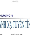 Bài giảng Đại số tuyến tính: Chương 4 - TS. Nguyễn Hải Sơn