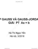 Bài giảng Phương pháp tính: Chương 6 - Hà Thị Ngọc Yến