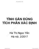 Bài giảng Phương pháp tính: Chương 11 - Hà Thị Ngọc Yến