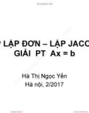 Bài giảng Phương pháp tính: Chương 7 - Hà Thị Ngọc Yến