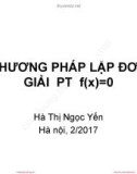 Bài giảng Phương pháp tính: Chương 5 - Hà Thị Ngọc Yến