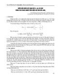 Bước đầu khảo sát quan hệ B = J0Rp và quá trình tích thoát Hiđrô trên điện cực âm gốc LANI5