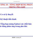 Kỹ thuật tổng hợp vật liệu vô cơ - Chương 10