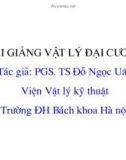 Bài giảng Vật lý đại cương - Vật lý nguyên tử phần 1