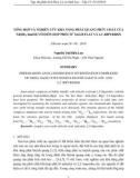 Tổng hợp và nghiên cứu khả năng phát quang phức chất của Nd(iii), Sm(iii) với hỗn hợp phối tử salixylat và 2,2’ bipyridin