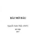 Bài giảng Vật lý 1: Bài mở đầu - Nguyễn Xuân Thấu