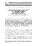 Ứng dụng công nghệ thực tế tăng cường nhằm nâng cao hứng thú học tập cho học sinh trong dạy học nội dung hóa học hữu cơ lớp 11 trung học phổ thông