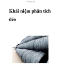 Khái niệm phân tích dẻo