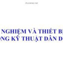 Bài giảng Thí nghiệm và thiết bị đo trong kỹ thuật dân dụng