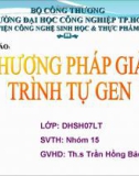 Phương pháp giải trình tự gen