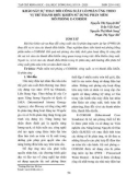 Khảo sát sự thay đổi công suất lò phản ứng theo vị trí thanh điều khiển sử dụng phần mềm mô phỏng e-CORSIM.