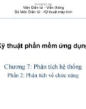 Bài giảng Kỹ thuật phần mềm ứng dụng: Chương 7.2 - Viện Điện tử Viễn thông (ĐH Bách Khoa HN)