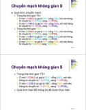 Bài giảng : Kỹ thuật điện thoại - Chuyển mạch kỹ thuật số part 2