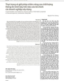 Thực trạng và giải pháp nhằm nâng cao chất lượng thông tin trình bày trên báo cáo tài chính các doanh nghiệp xây dựng