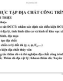 Thực tập địa chất công trình