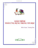 GIÁO TRÌNH TOÁN ỨNG DỤNG TRONG TIN HỌC