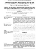 Nghiên cứu tỷ lệ kích thước chiều dày mặt bích, chiều dày thành ống và đường kính bulong trong liên kết ống thép tròn công trình tháp trụ ở Việt Nam chịu tác động xoắn