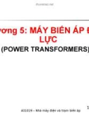 CẤU TẠO MÁY BIẾN ÁP ĐIỆN LỰC