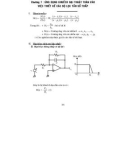 chương 7 Ứng dụng khuếch đại thuật toán vào việc thiết kế các bộ lọc tần số thấp