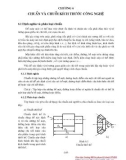 GIÁO TRÌNH CƠ SỞ CÔNG NGHỆ CHẾ TẠO MÁY - CHƯƠNG 6 CHUẨN VÀ CHUỖI KÍCH THƯỚC CÔNG NGHỆ