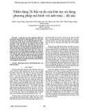 Nhận dạng 26 bậc tự do của bàn tay sử dụng phương pháp mô hình với ảnh màu – độ sâu