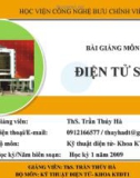 Bài giảng Điện tử số - Ths. Trần Thúy Hà