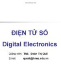 Bài giảng Điện tử số (Digital Electronics) - Chương 1: Các vấn đề cơ bản về điện tử số