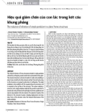 Hiệu quả giảm chấn của con lắc trong kết cấu khung phẳng