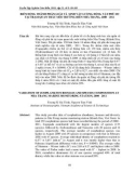 Biến động thành phần loài và sinh vật lượng động vật phù du tại trạm quan trắc môi trường biển Nha Trang, 2000 - 2011