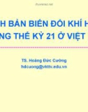 KỊCH BẢN BIẾN ĐỔI KHÍ HẬU TRONG THẾ KỶ 21 Ở VIỆT NAM