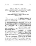 Thành lập bản đồ lúa vùng Đồng bằng sông Cửu Long sử dụng tư liệu viễn thám radar TerraSAR-X