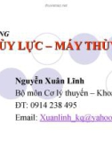 THỦY LỰC – MÁY THỦY LỰC