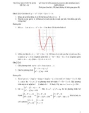 Kỳ thi tuyển sinh đại học liên thông môn Toán (năm 2013): Đề thi số 01