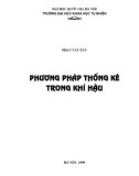 Giáo trình Phương pháp thống kê trong khí hậu: Phần 1