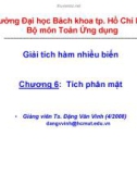 Bài giảng Giải tích hàm nhiều biến: Chương 6 - TS. Đặng Văn Vinh