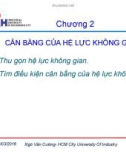 Bài giảng Cơ lý thuyết: Chương 2 - ThS. Ngô Văn Cường