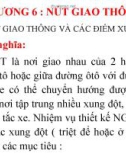 Chương 6: Nút giao thông