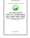 Giáo trình nội bộ: Công tác xã hội trong phát triển nông thôn