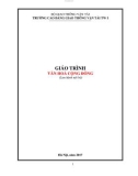 Giáo trình Văn hóa cộng đồng (Nghề Công tác xã hội - Trình độ Cao đẳng): Phần 1 - CĐ GTVT Trung ương I