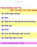 Bộ phận mang giữ tải dây và các chi tiết quấn dây P1