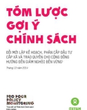 Tóm lược gợi ý chính sách: Đổi mới lập kế hoạch, phân cấp đầu tư cấp xã và trao quyền cho cộng đồng hướng đến giảm nghèo bền vững