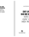 Chất lượng giáo dục đại học: Phần 1