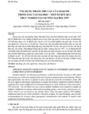 Ứng dụng thang nhu cầu của Maslow trong đào tạo đại học – Một số kết quả thực nghiệm tại trường Đại học FPT
