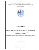 Giáo trình Bảo vệ môi trường - An toàn lao động (Ngành: Cắt gọt kim loại - Trình độ: Cao đẳng) - CĐ Kỹ thuật Nguyễn Trường Tộ