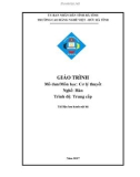 Giáo trình Cơ lý thuyết (Nghề: Hàn) - CĐ Nghề Việt Đức, Hà Tĩnh