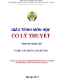 Giáo trình Cơ lý thuyết (Nghề Xây dựng cầu đường – Trình độ trung cấp) – Trường CĐ GTVT Trung ương I